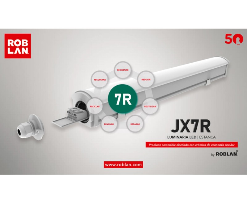 JX7R- Luminaria Estanca LED Sostenible
