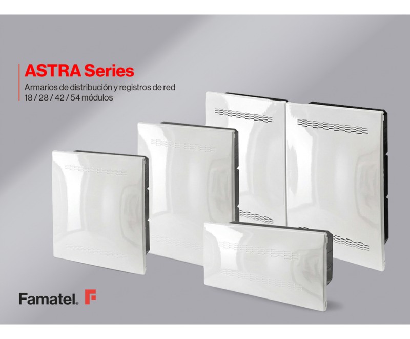 ASTRA Series – Armarios de distribución y Registros de terminación de red IP40