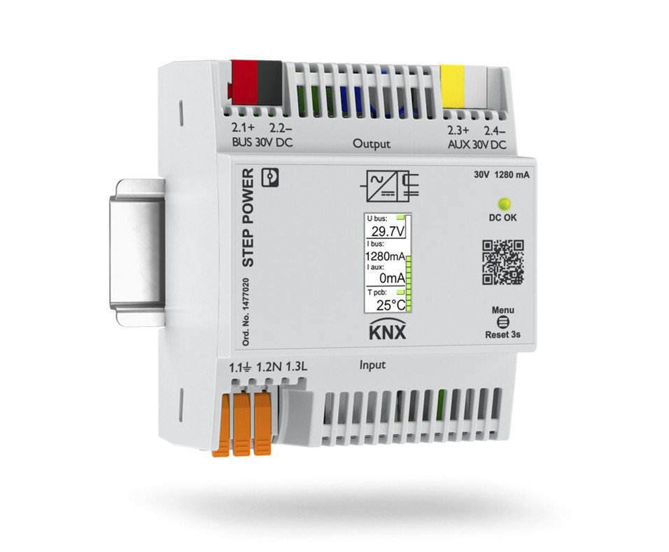 Fuentes de alimentación para KNX con diagnóstico local integrado