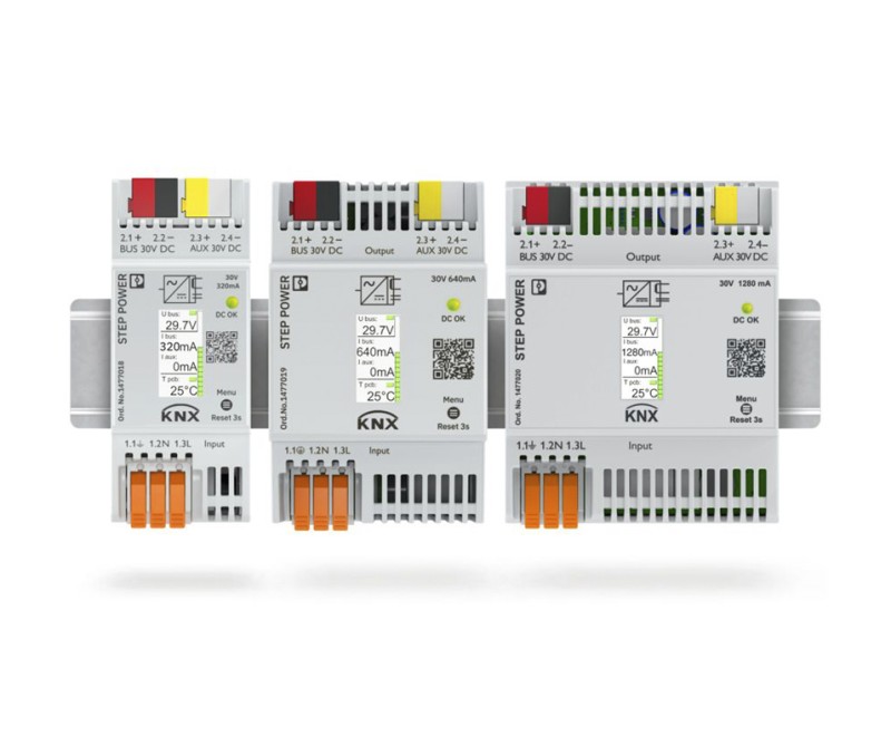 Fuentes de alimentación para KNX con diagnóstico local integrado