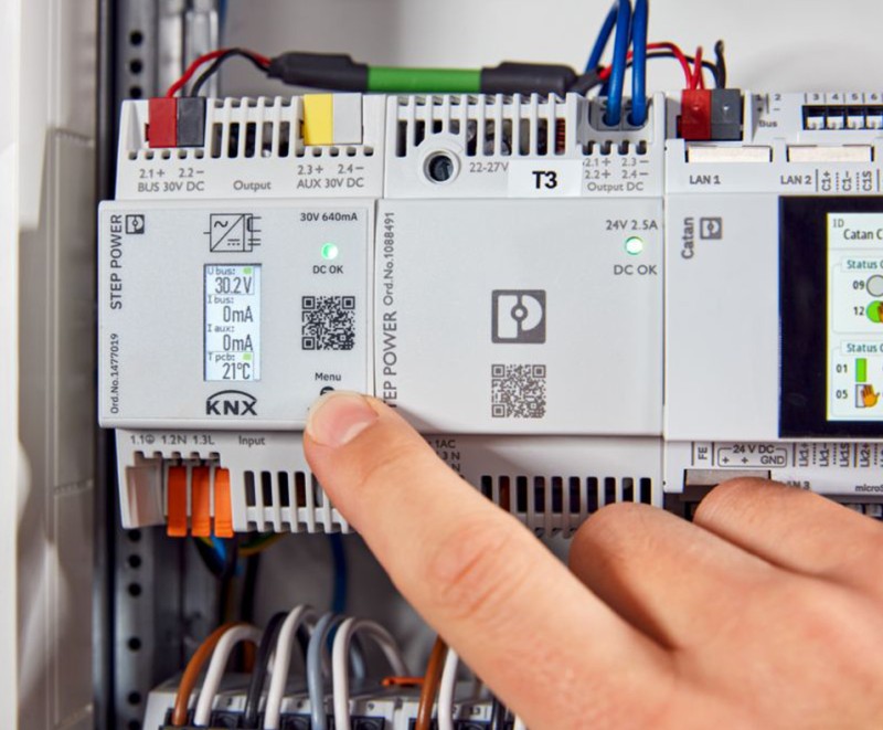 Fuentes de alimentación para KNX con diagnóstico local integrado