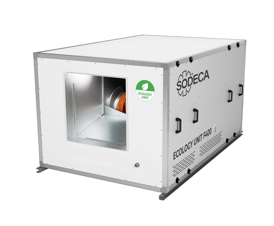 Soluciones Ecology Unit para cocinas profesionales de SODECA certificadas F400.