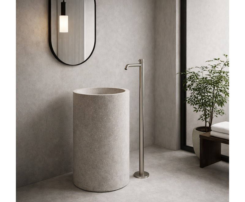 Grifo de pie para lavabo-NOX