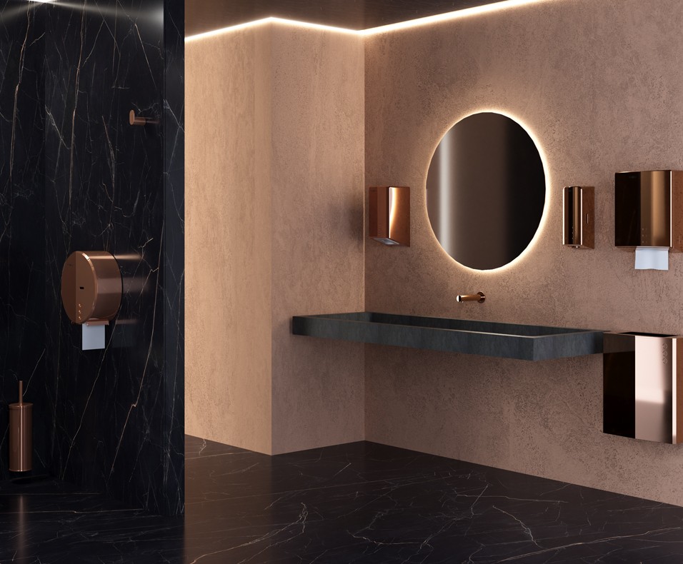 NOFER Color Edition PVD – Gama de accesorios de baño con recubrimiento PVD de alta durabilidad