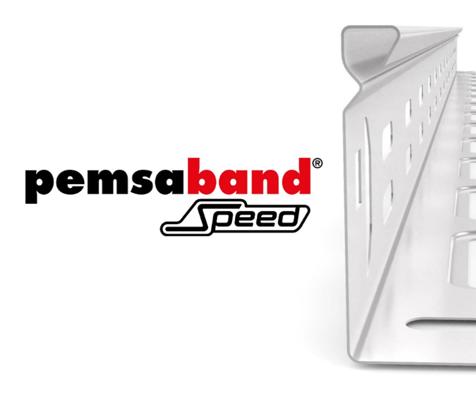 Pemsaband Speed ®. Bandeja metálica enchufable sin tornillos.