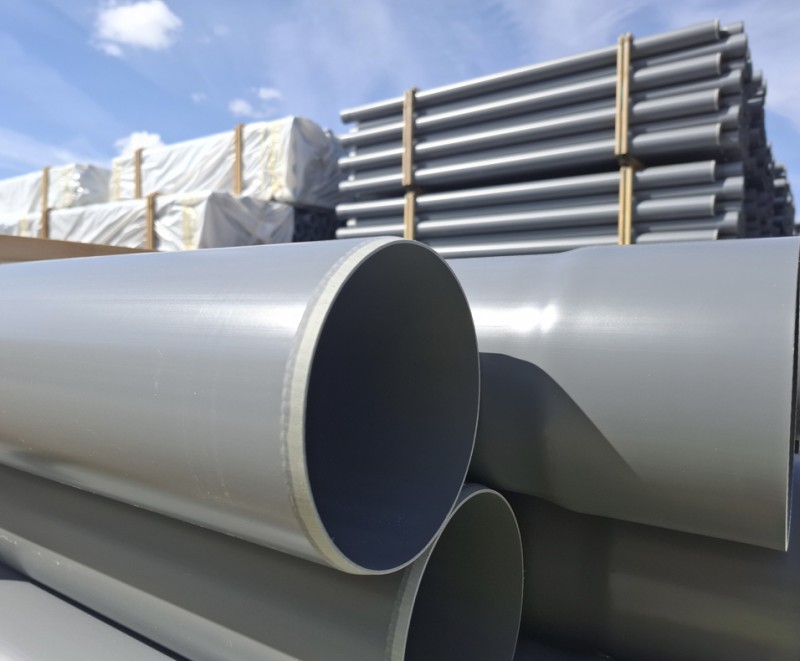 Tubería de evacuación coextruida estructurada compacta EVAC+ rCOMPACT®