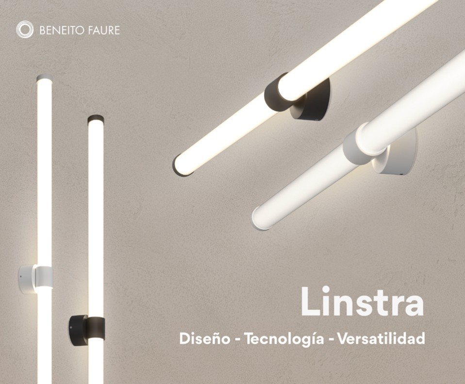 LINSTRA: Luz envolvente 360°, sin sombras ni deslumbramientos